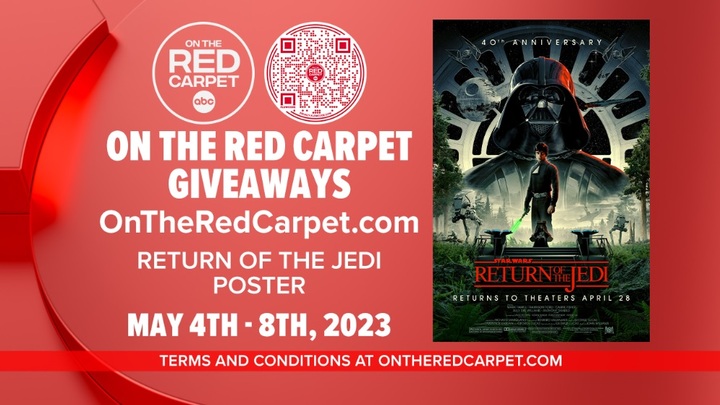 Star Wars Poster On The Red Carpet Sweepstakes - Win Jedi Poster