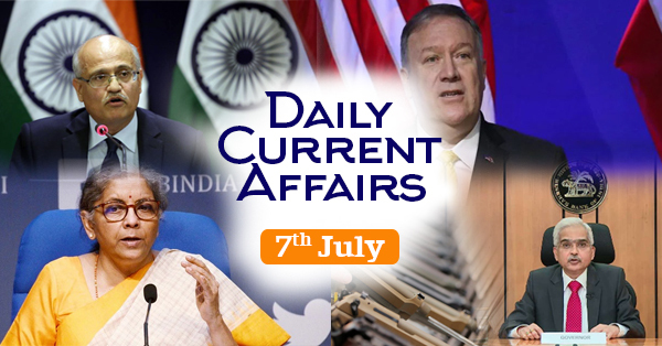 Daily Current Affairs, General Affairs, GS, GK, 07 August 2021