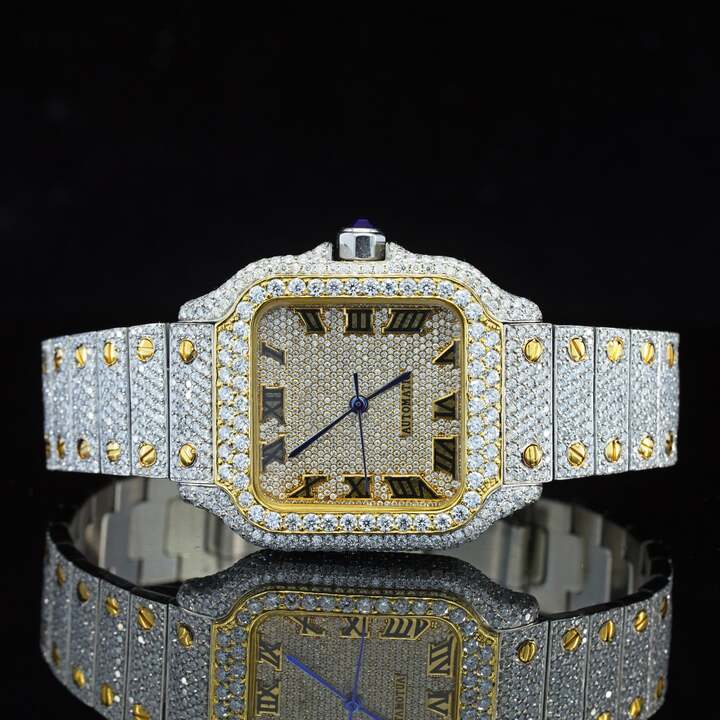 Buy Ultimate Iced-Out Moissanite Diamond Watches | Bust Down Wat