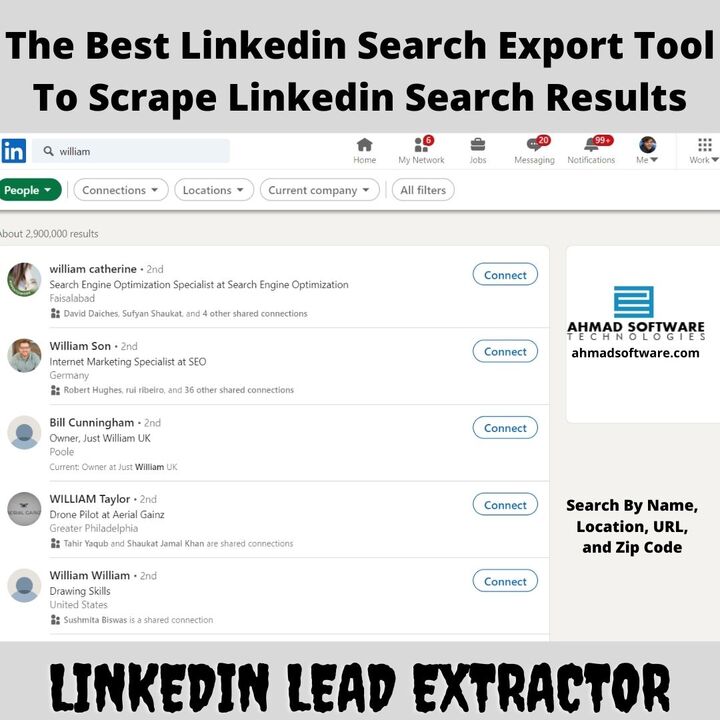 How Do I Scrape LinkedIn Profiles Data From Search Results?