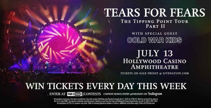 Fox2now Tears For Fears Sweepstakes - Enter To Win Two Tickets -