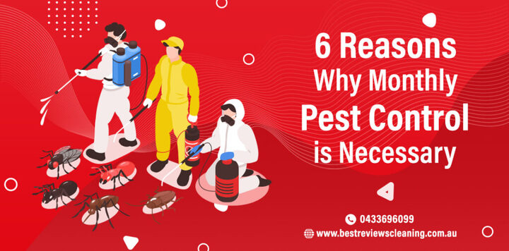 6 Reasons Why your House Requires Monthly Pest Control Service -