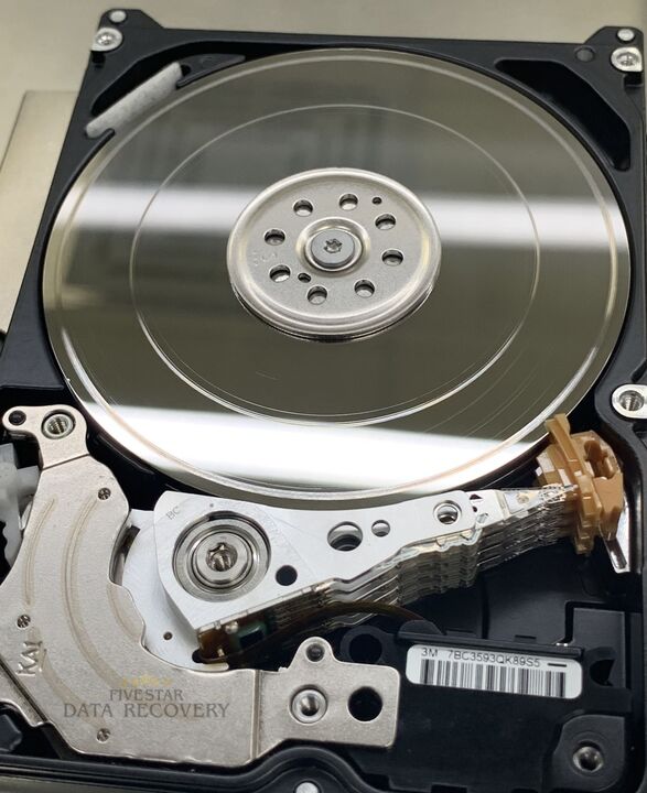 Data Recovery - Platter Damage - Clean Room Recovery - Five Star