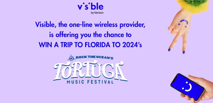Visible VIP Florida Trip Sweepstakes - Win Trip To Tortuga Music