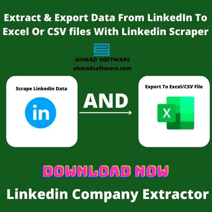 Is There A Way To Extract Data From LinkedIn To An Excel Spreads