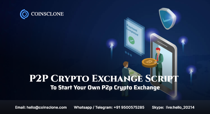 Ready-Made P2P Crypto Exchange Script for startups- Coinsclone