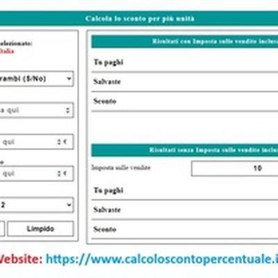 Calcolo Sconto Sconto